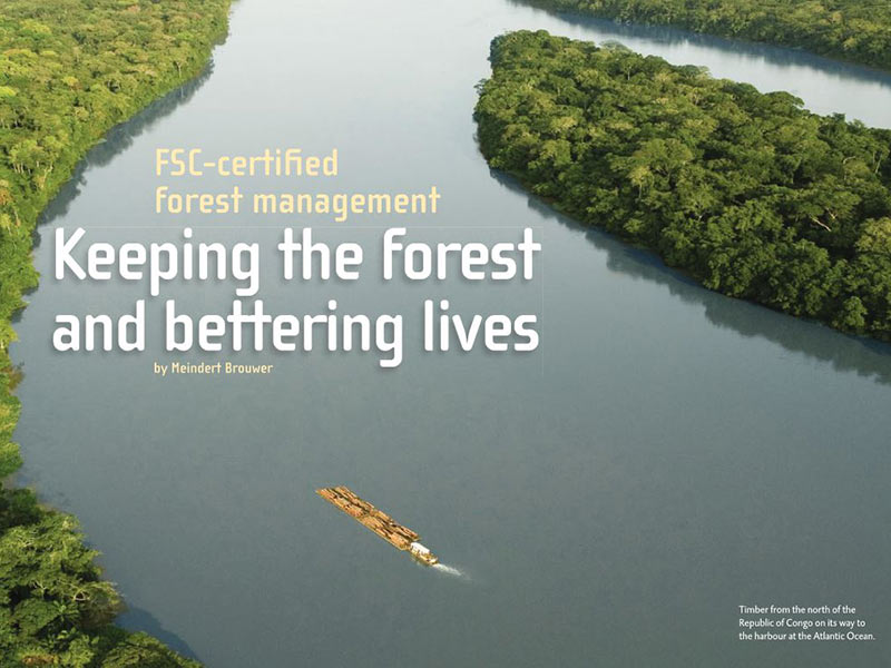 Interholco´s FSC-certified forest management in Congo