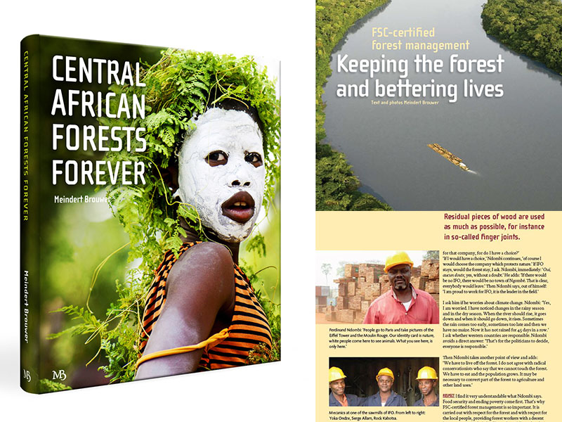 Central African Forests Forever, the book that grows like a tree, downloadable for free in English, French and Chinese 